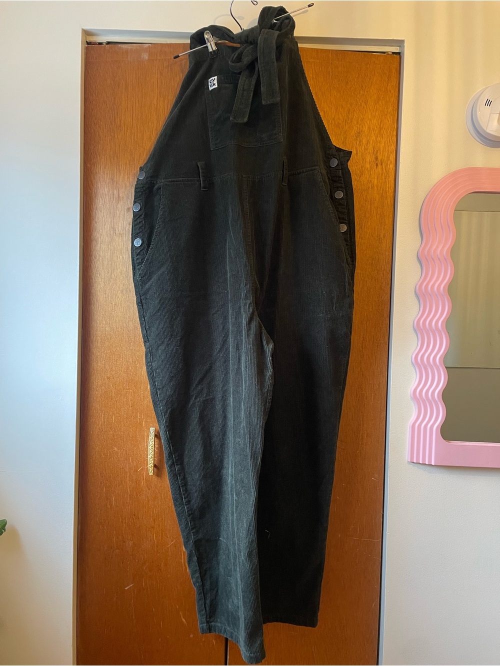 Lucy & Yak Dark Green Corduroy Overalls Jumpsuit - Picture 2 of 7